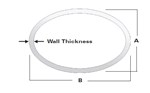 SS Elliptical Tube